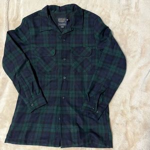 NWT Pendleton Mills Plaid 100% Cotton Flannel winter fall long sleeve shirt
